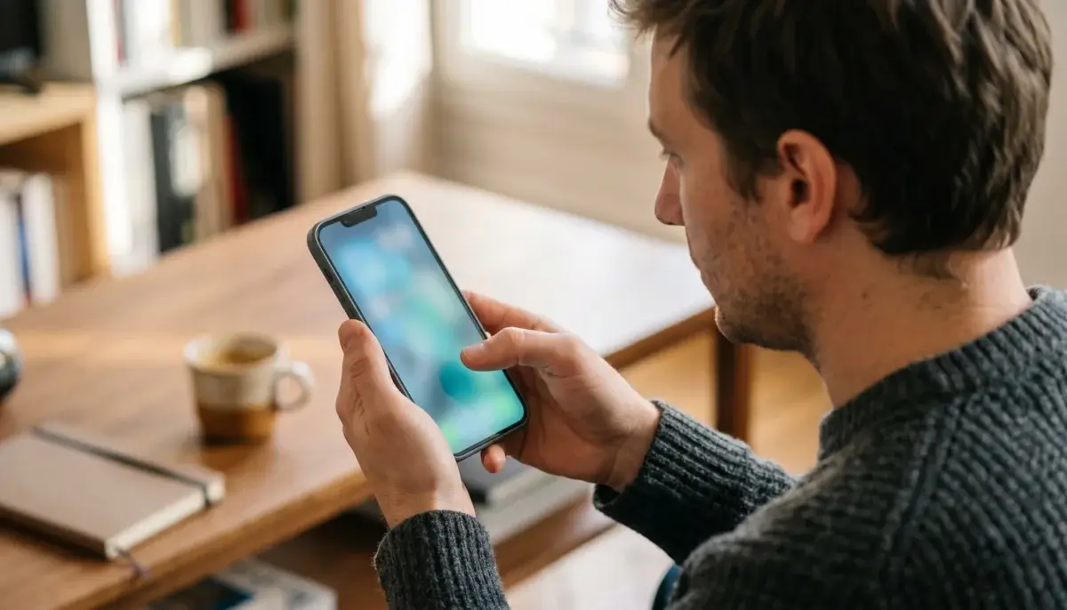 Parieur validant un dépôt Neteller depuis son smartphone chez un bookmaker agréé ANJ