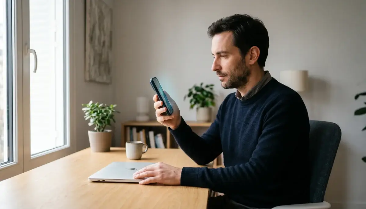 Parieur validant une authentification forte sur son smartphone pour un paiement Neteller chez un bookmaker
